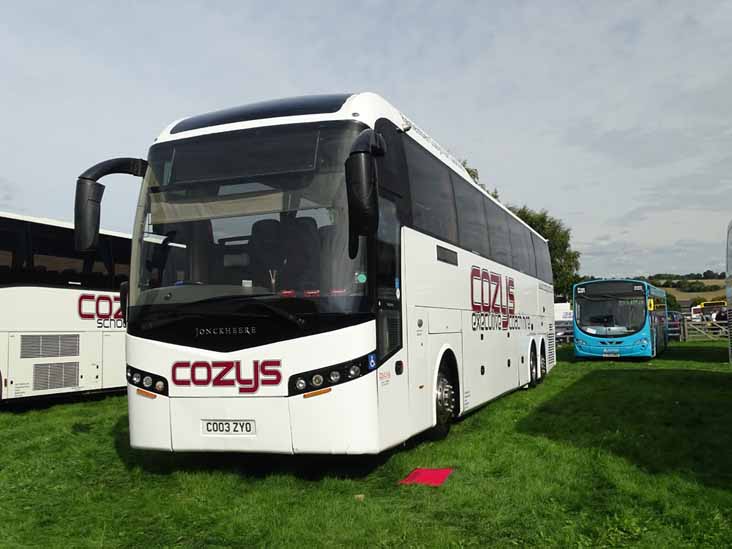 Cozys Executive Coach Hire Volvo B12BT Jonckheere CO03ZYO